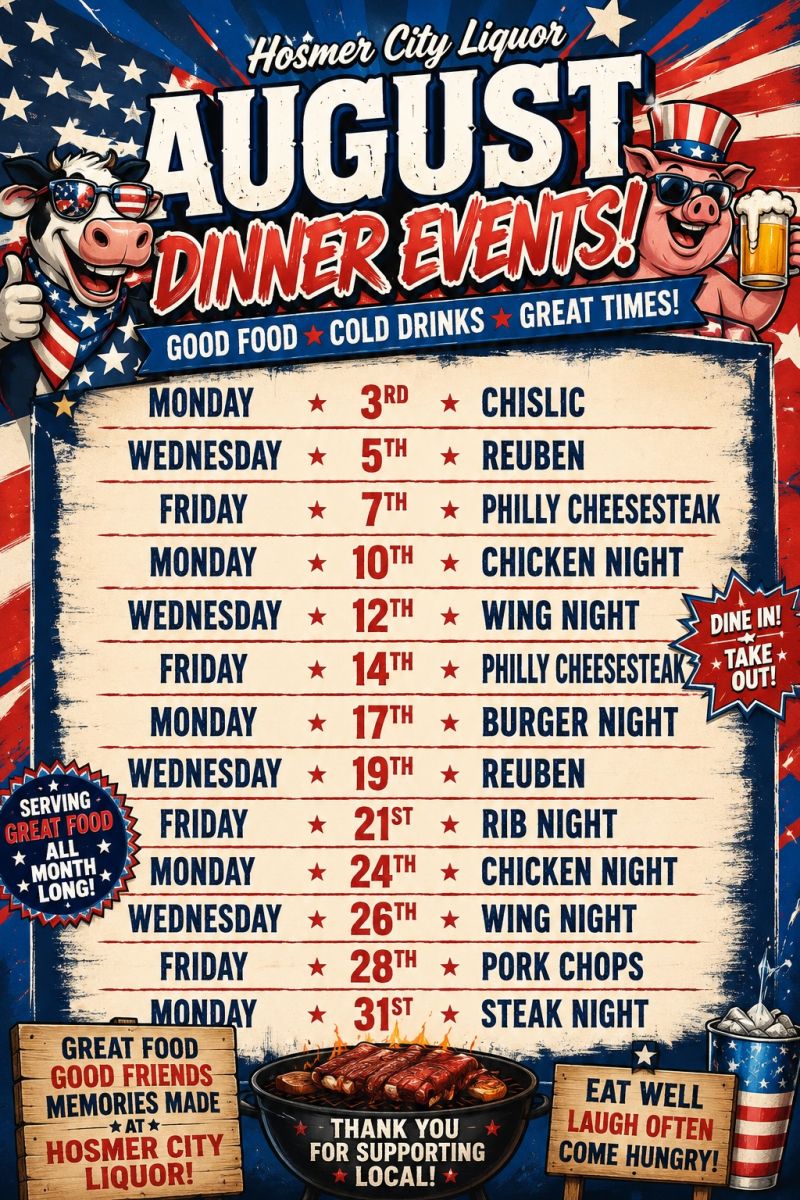 August Bar Specials